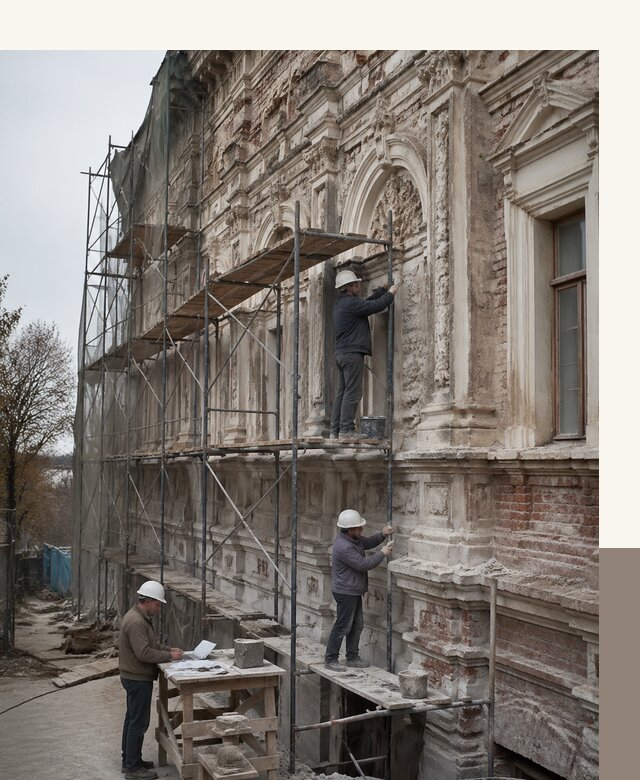 Реставрация объектов культурного наследия под ключ в Белебее