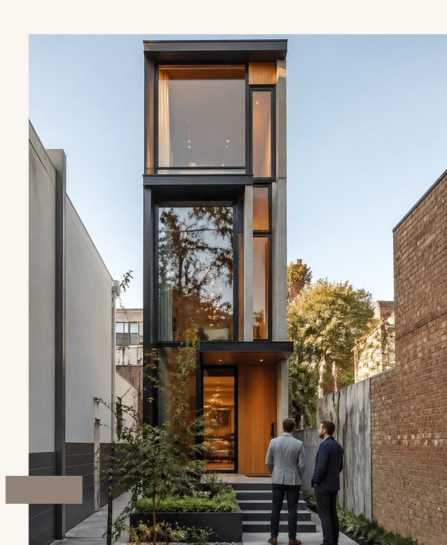 Проект дома на узкий участок в Белебее по цене от 60186 р А3дПро-Блб